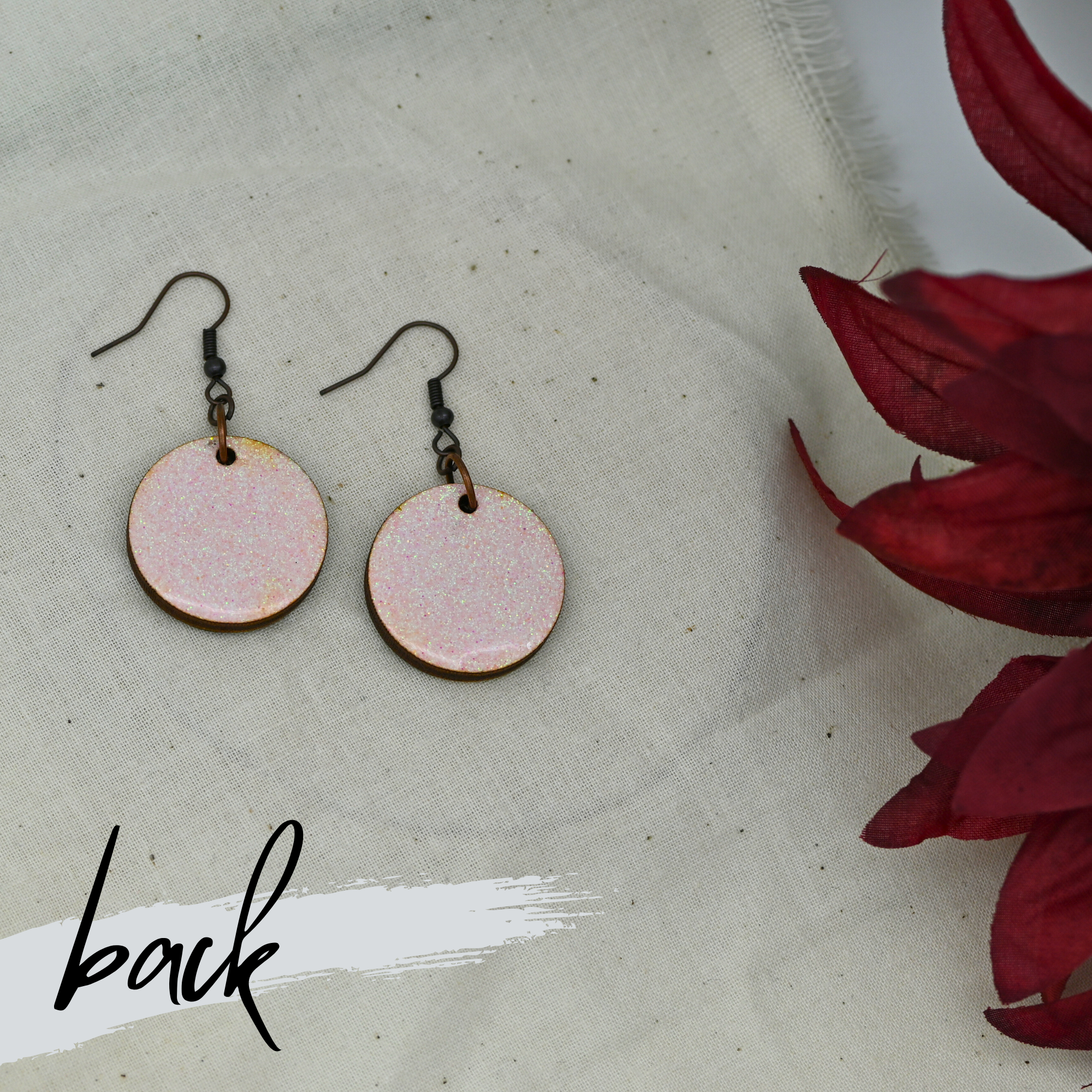 26 - Northern Lights' Fabric Collage (Pink glitter backs) - Small Circles - Back.png