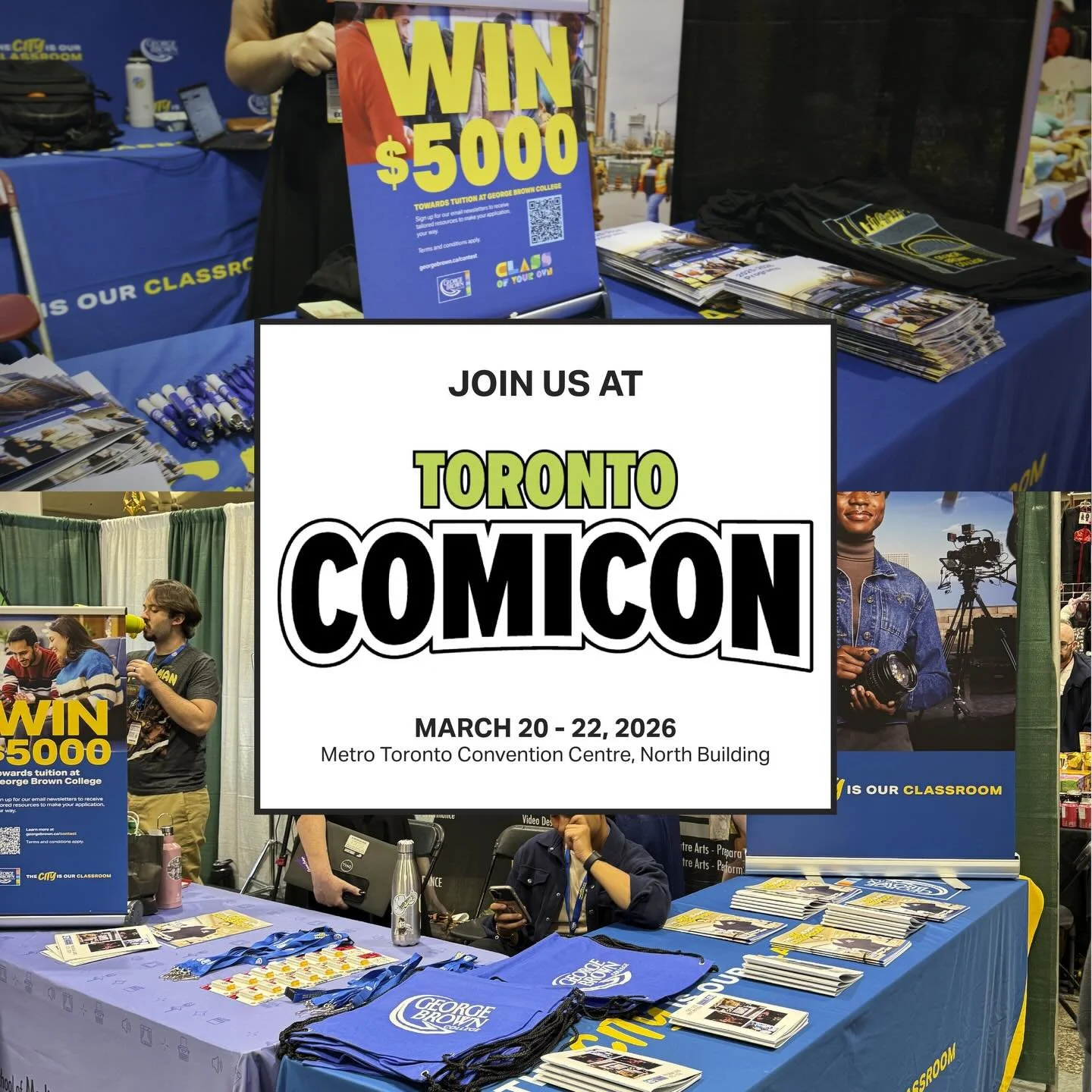Hello! 👋🏻 If you&rsquo;re going to Toronto Comicon this month, come say hi to our booth 💥 we&rsquo;re here to meet and greet all of you and tell you about our programs! 💙