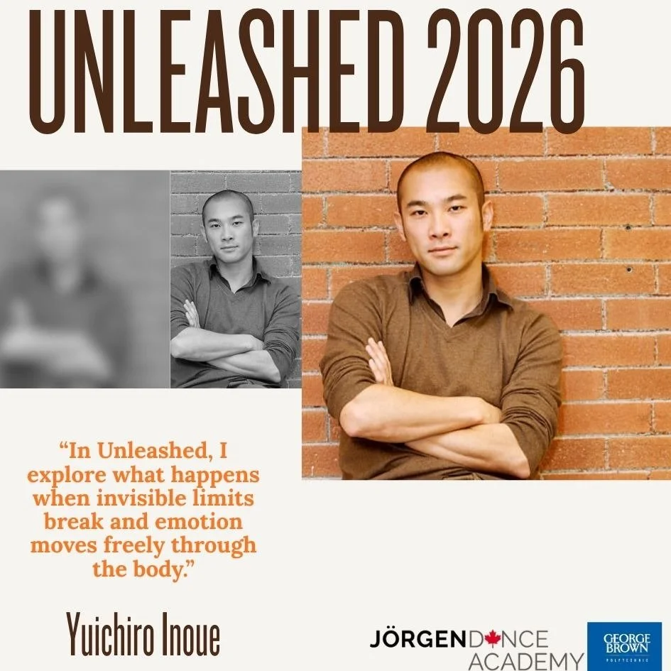 This week, we&rsquo;re spotlighting Unleashed 2026 choreographer Yuichiro Inoue ✨

Yuichiro is a choreographer, dancer, and teacher who performed for 18 years with Toronto Dance Theatre. Born in Japan and a graduate of the John Cranko Ballet School (
