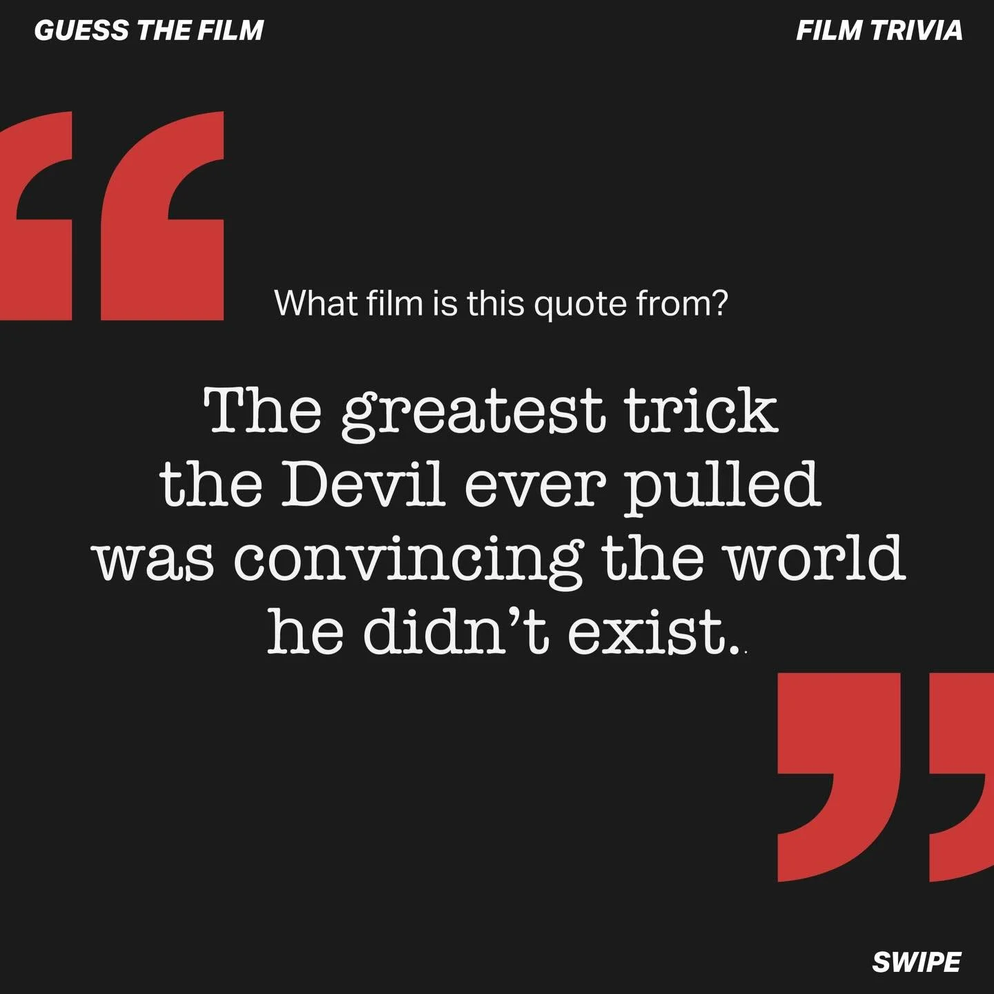 Another round of guess the line 👀🍿

Did you get it right? Let us know in the comments 🤝
#film #favouritemovies
