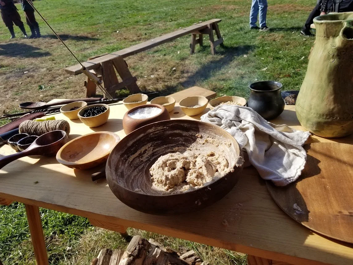making bread