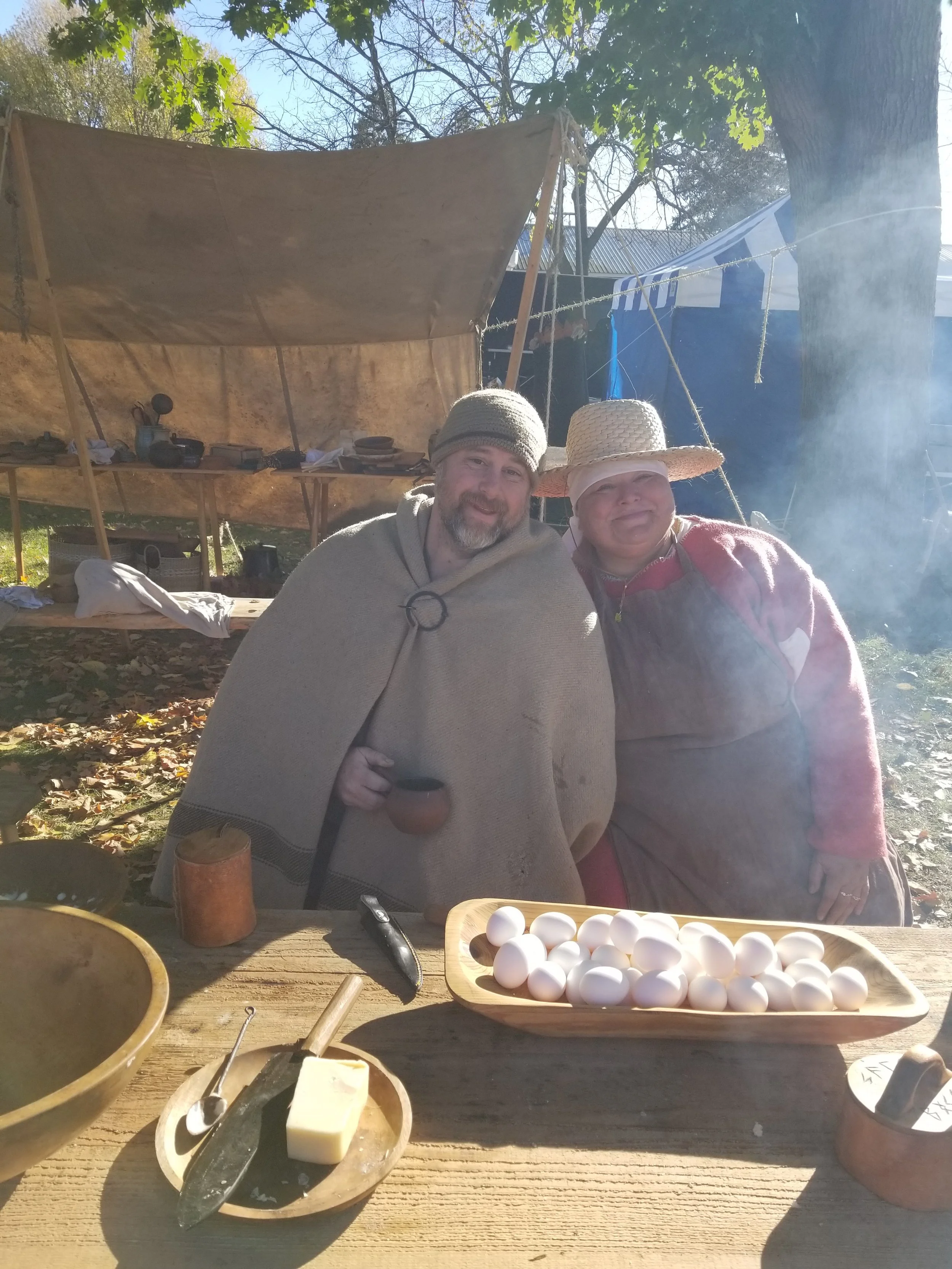 Mike and I, the twin beating hearts of the kitchen!