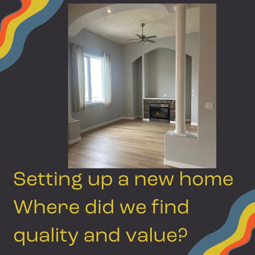 What a pleasure to help a lovely family get settled in their new home this week! They have been saving up to invest in some new items for their new home so we did a lot of seraching to find good quality items at good value. Here's what we found - do 