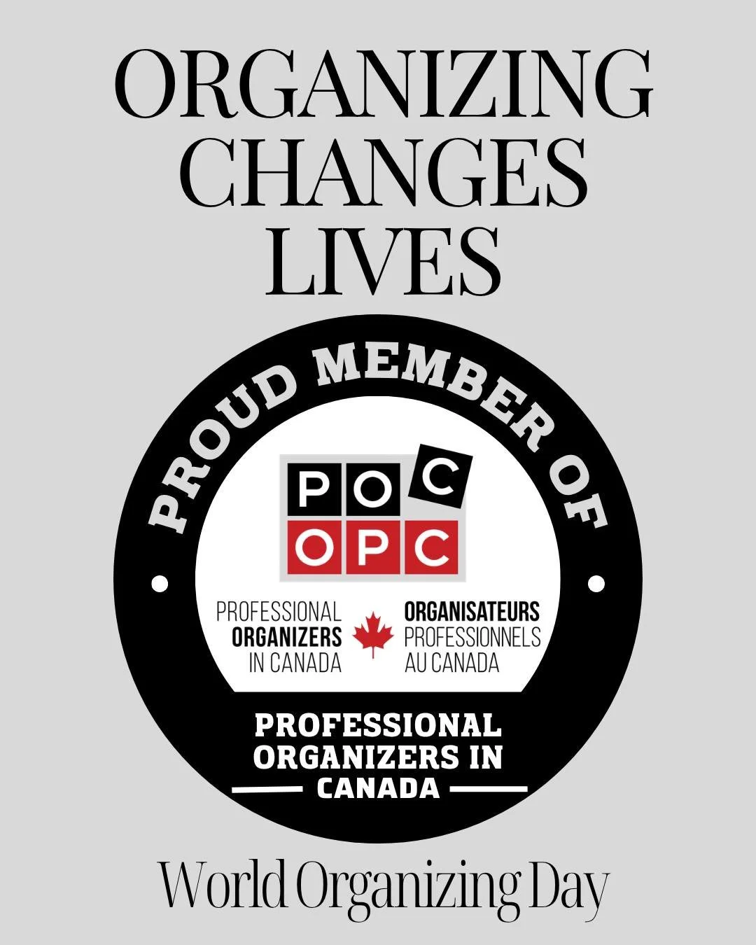Happy World Organizing Day! Did you know that there are groups of organizing professionals all over the world? We believe in the importance of this job and join together to learn and celebrate our community. If you want to learn more about the wonder