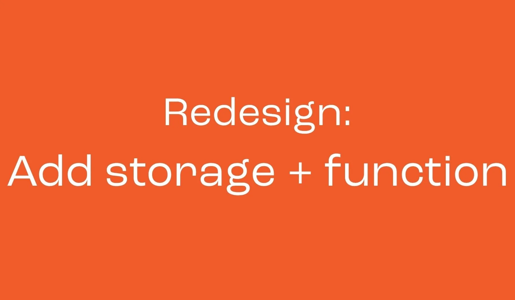 Routine Redesign pattern