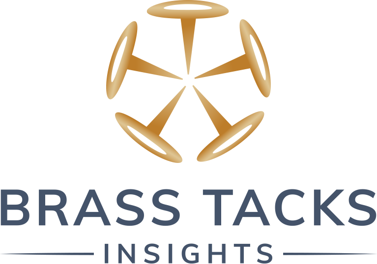 Brass Tacks Insights Stacked Logo Gray+Gold.png