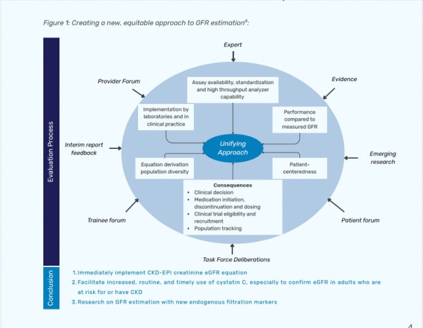 Ceating a new, equitable approach to the eGFR equation.