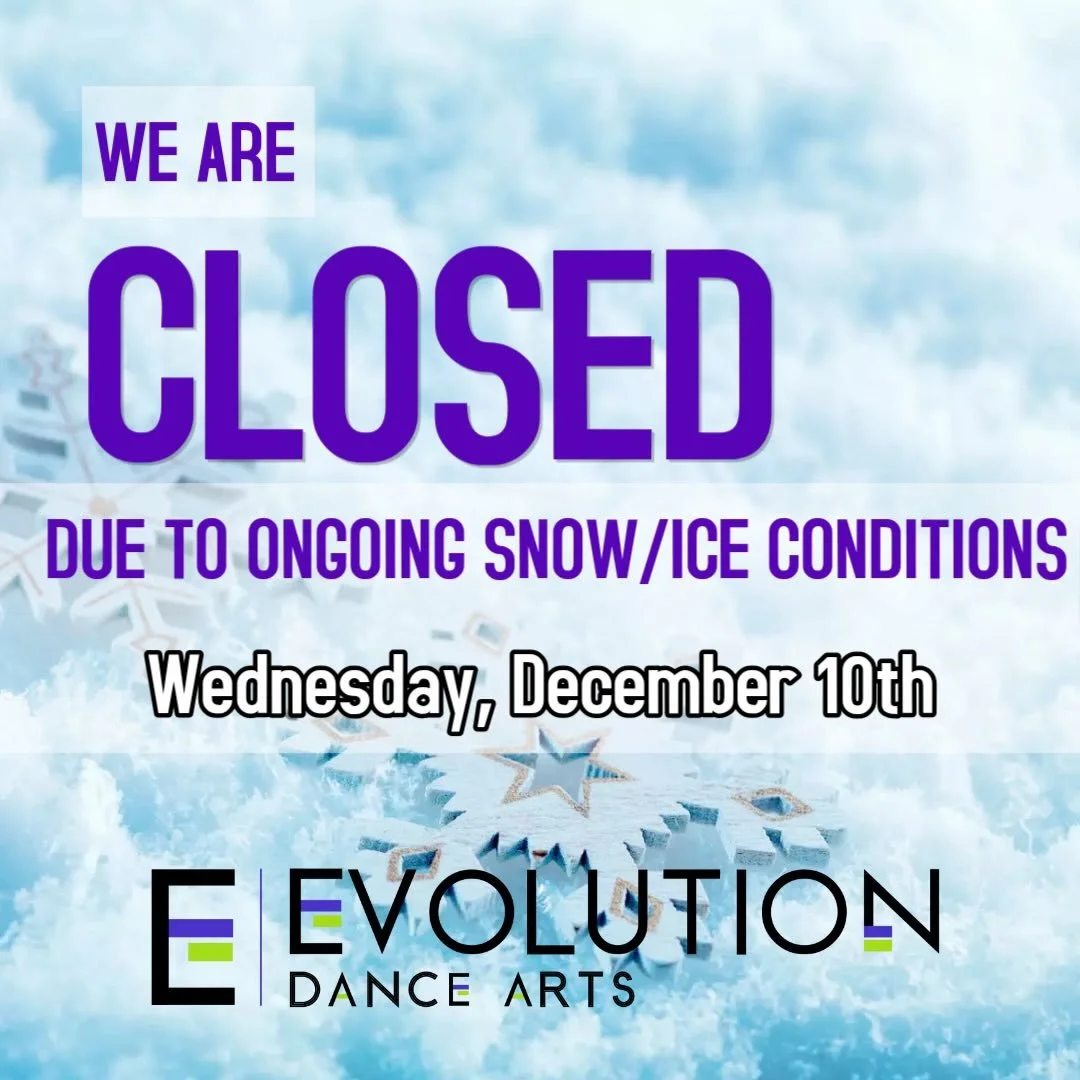 Due to the wintry weather this evening all classes are canceled! Stay safe ❄️