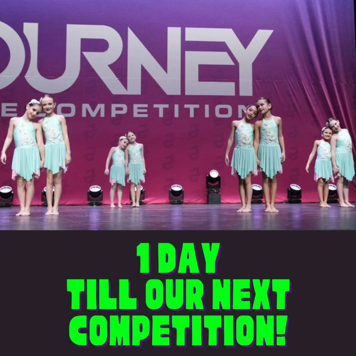 💜💚1 Day!!!💚💜