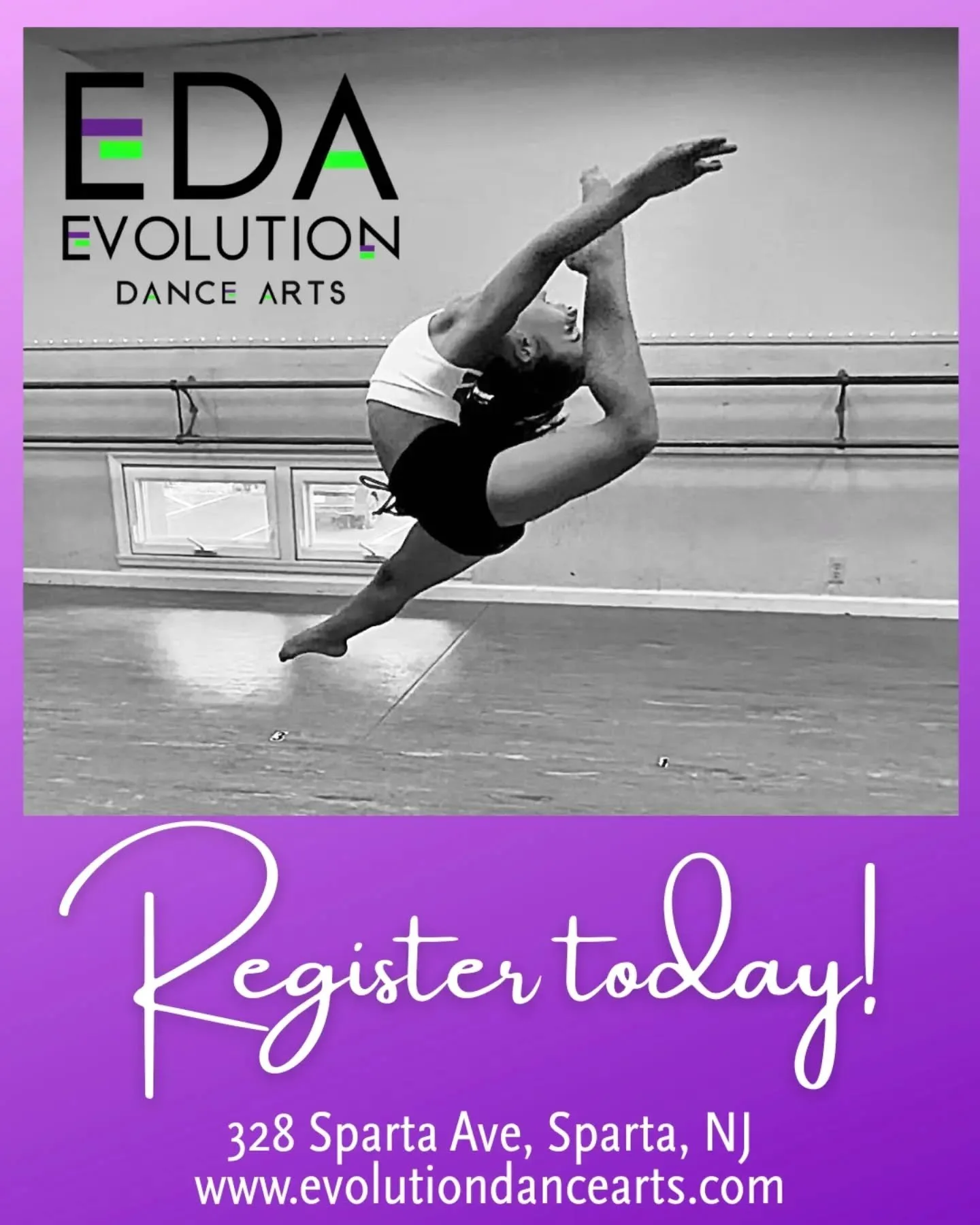 💜Classes are filling fast!!!
💚Register today to save your spot and join us for season 4 at EDA!!

www.evolutiondancearts.com/schedule-1 

#dancenj #spartanj #sussexcountynj #danceclass