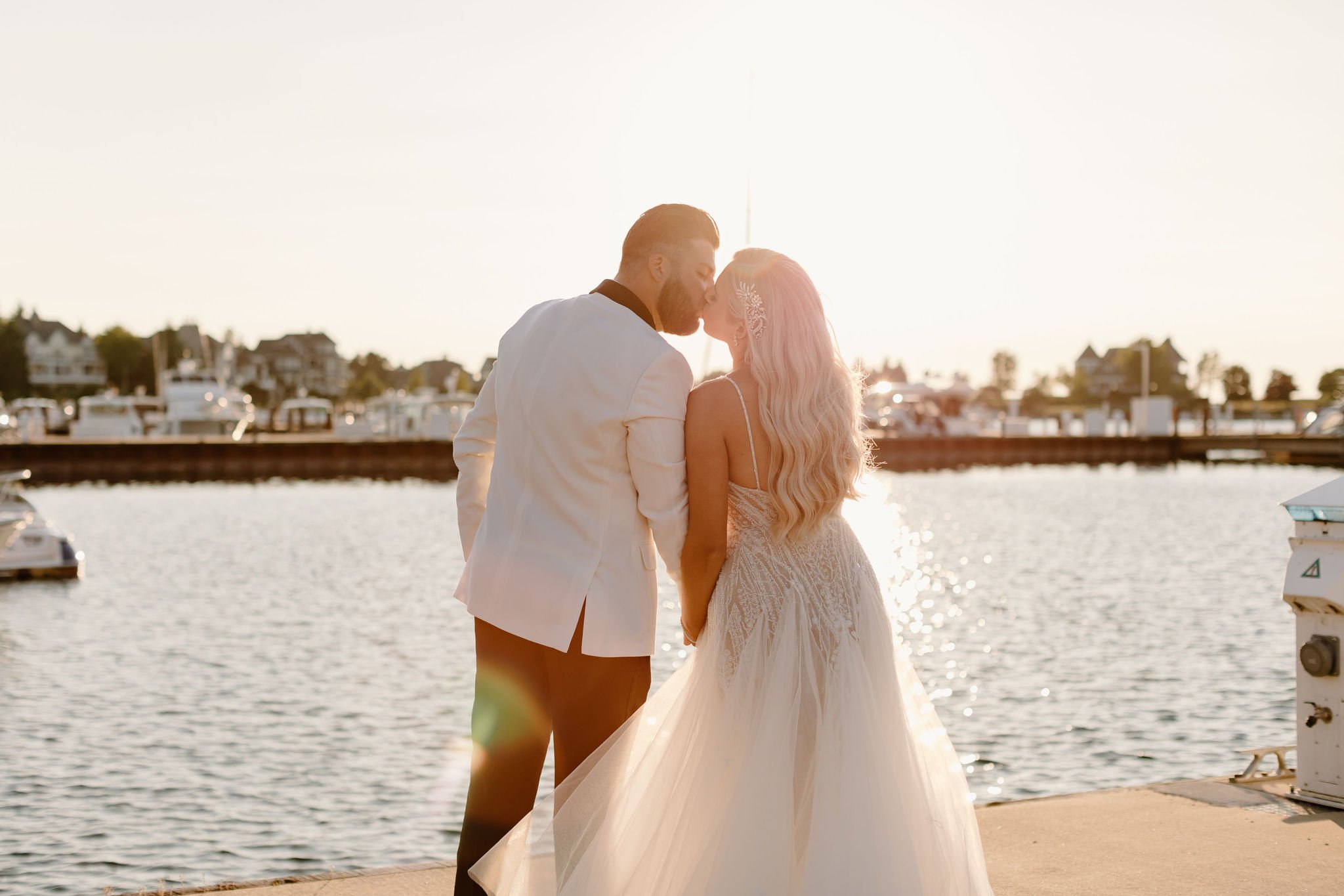 Bay Harbor Yacht Club wedding by the water