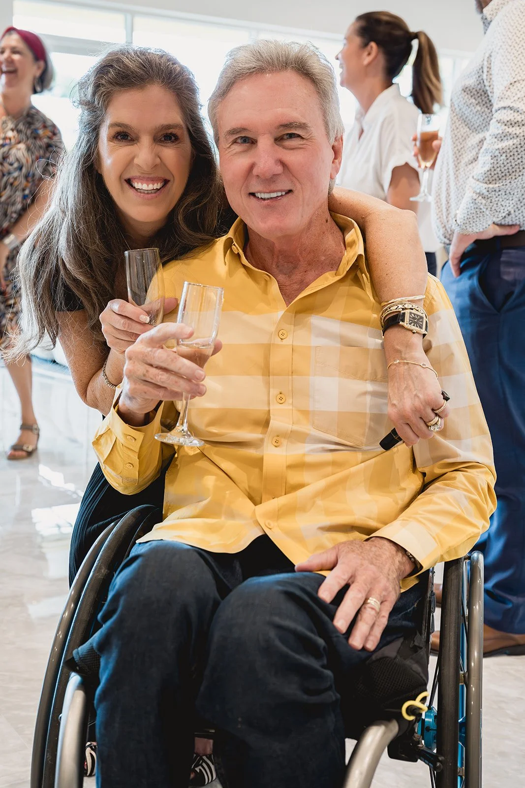 IDG owners Kim and Ashleigh Lund during Cayman Art Week 2026 at the IDG showroom.