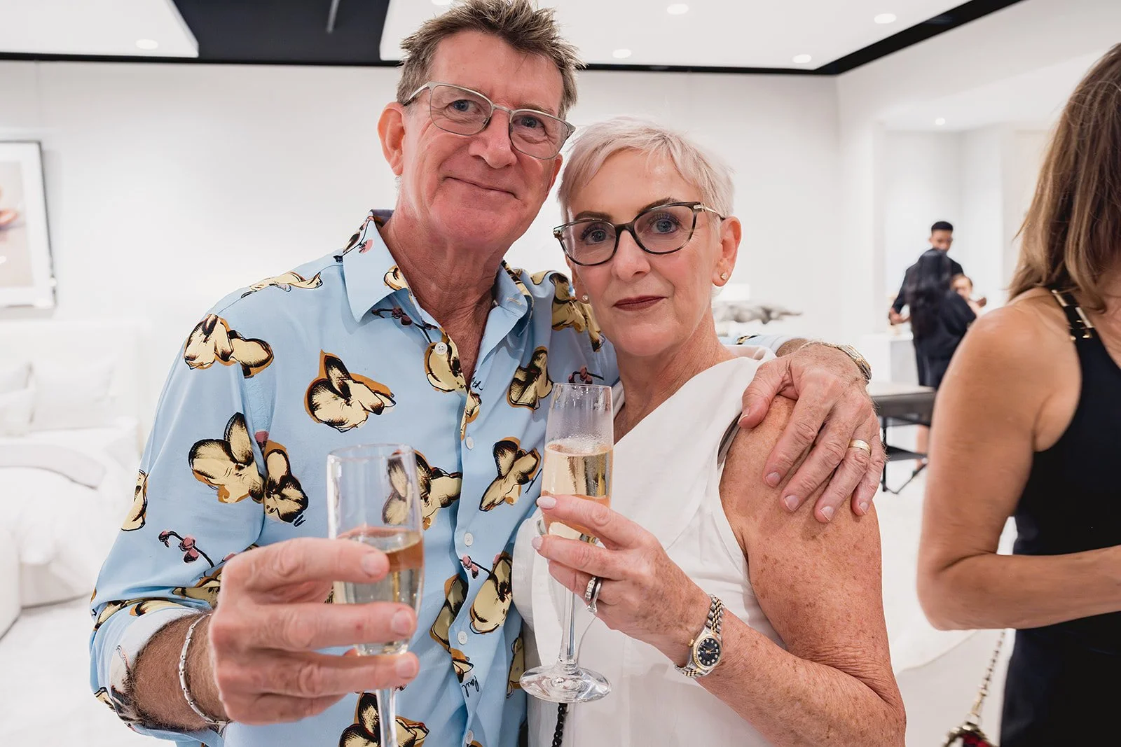 Guests at IDG's exhibition "Spatial Dialogue" during Cayman Art Week 2026.