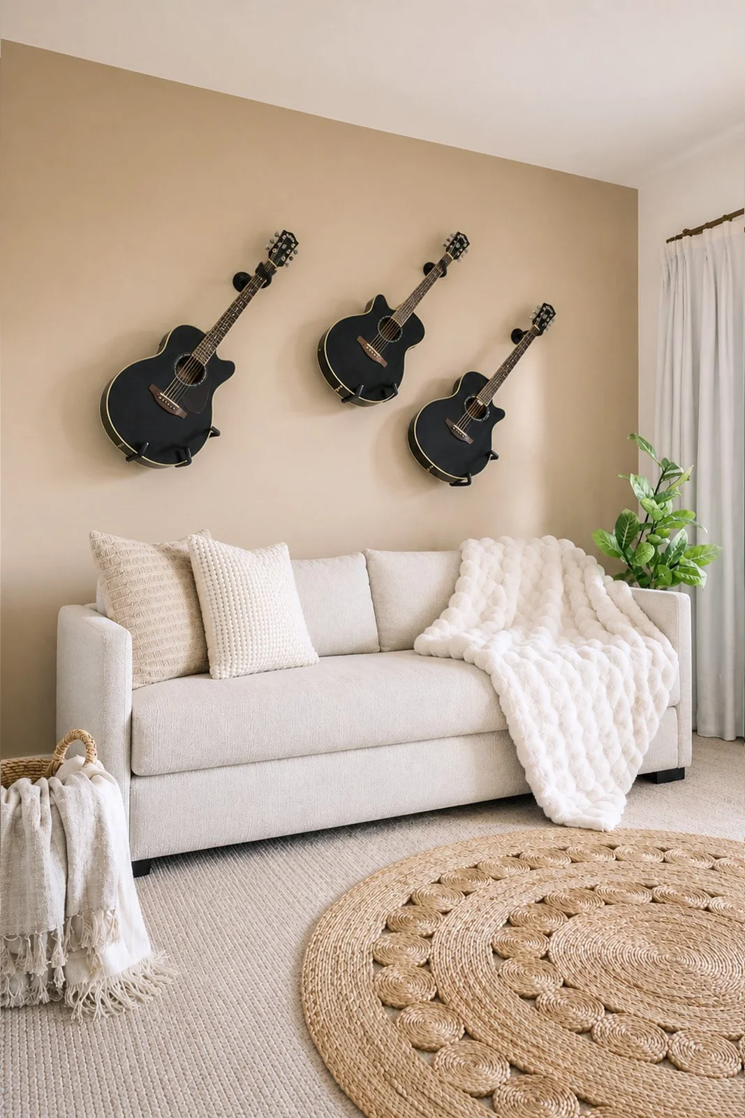 A warm, Bohemian-inspired sanctuary where refined living and everyday function coexist in perfect balance. Natural textures, curated details, and a serene, cohesive palette elevate each moment, infusing the home with effortless comfort and style.