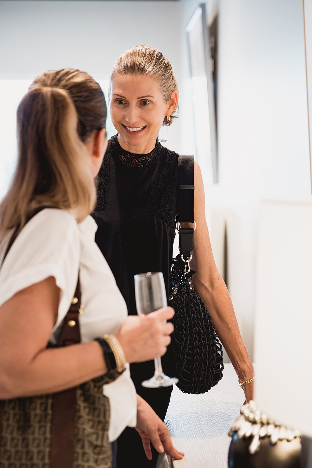 Guests at IDG's exhibition "Spatial Dialogue" during Cayman Art Week 2026.