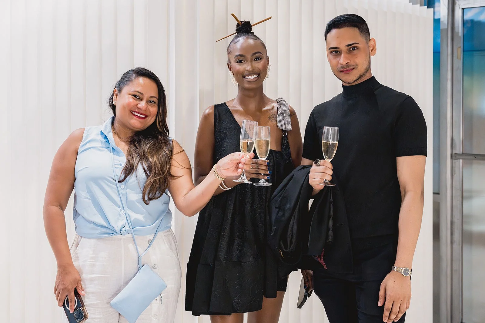 Guests at IDG's exhibition "Spatial Dialogue" during Cayman Art Week 2026.