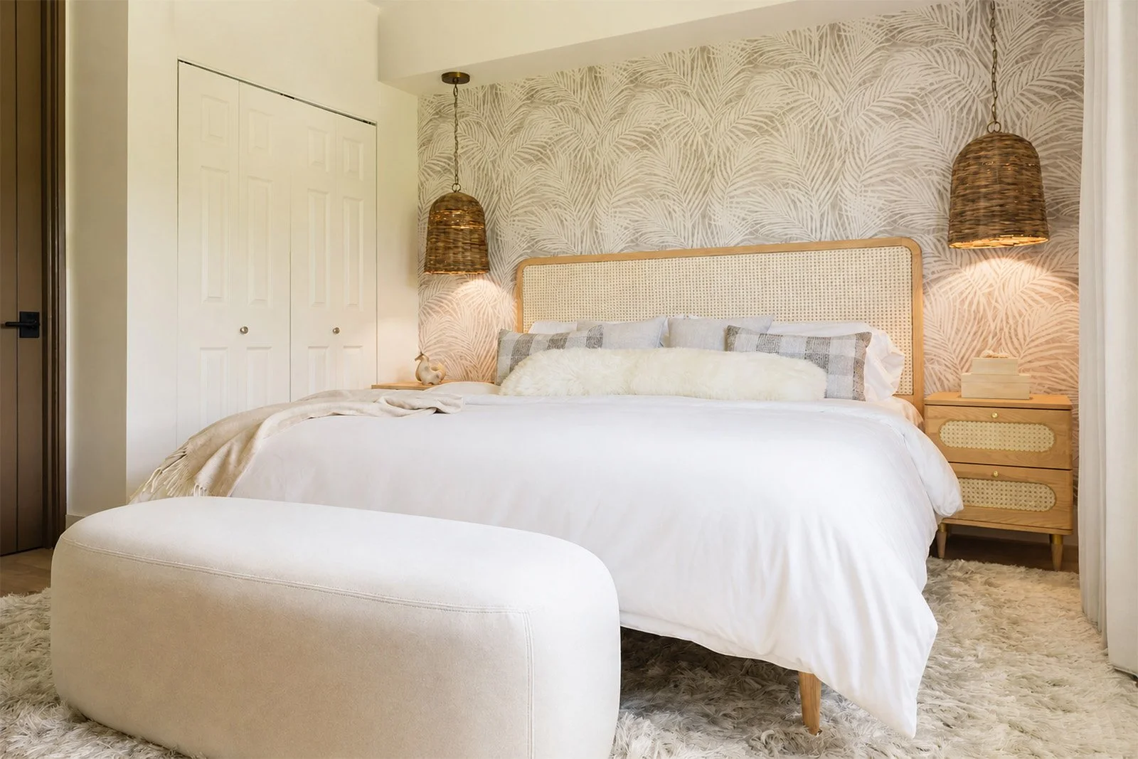 A warm, Bohemian-inspired sanctuary where refined living and everyday function coexist in perfect balance. Natural textures, curated details, and a serene, cohesive palette elevate each moment, infusing the home with effortless comfort and style.