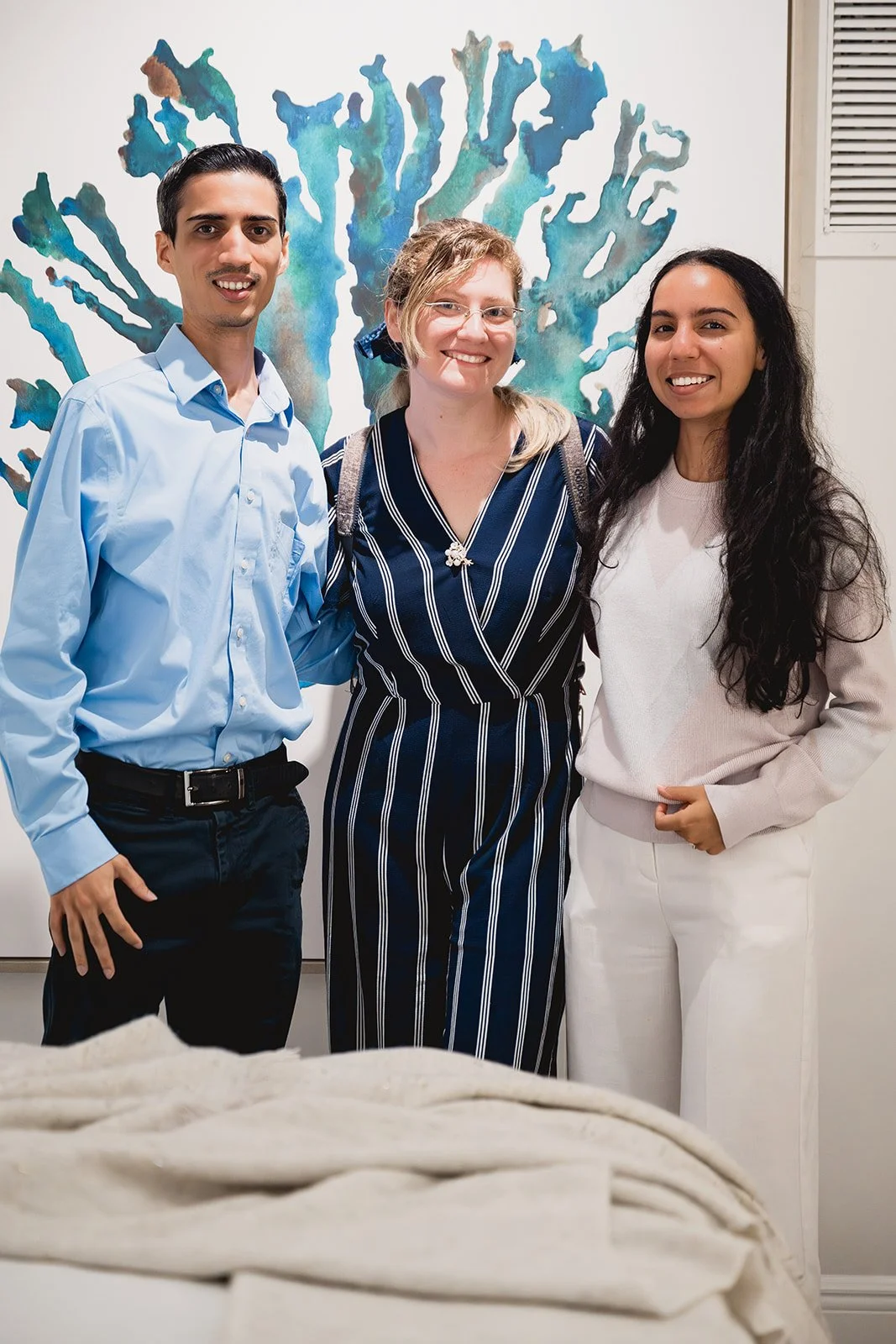Guests at IDG's exhibition "Spatial Dialogue" during Cayman Art Week 2026.