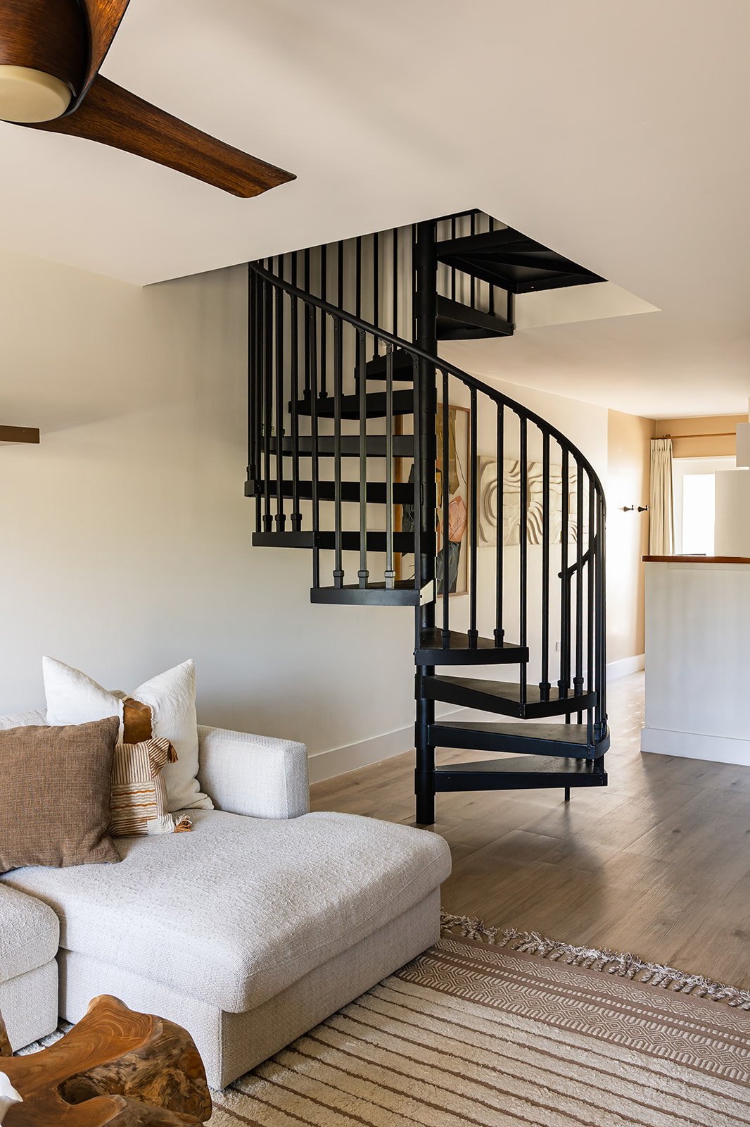 A warm, Bohemian-inspired sanctuary where refined living and everyday function coexist in perfect balance. Natural textures, curated details, and a serene, cohesive palette elevate each moment, infusing the home with effortless comfort and style.