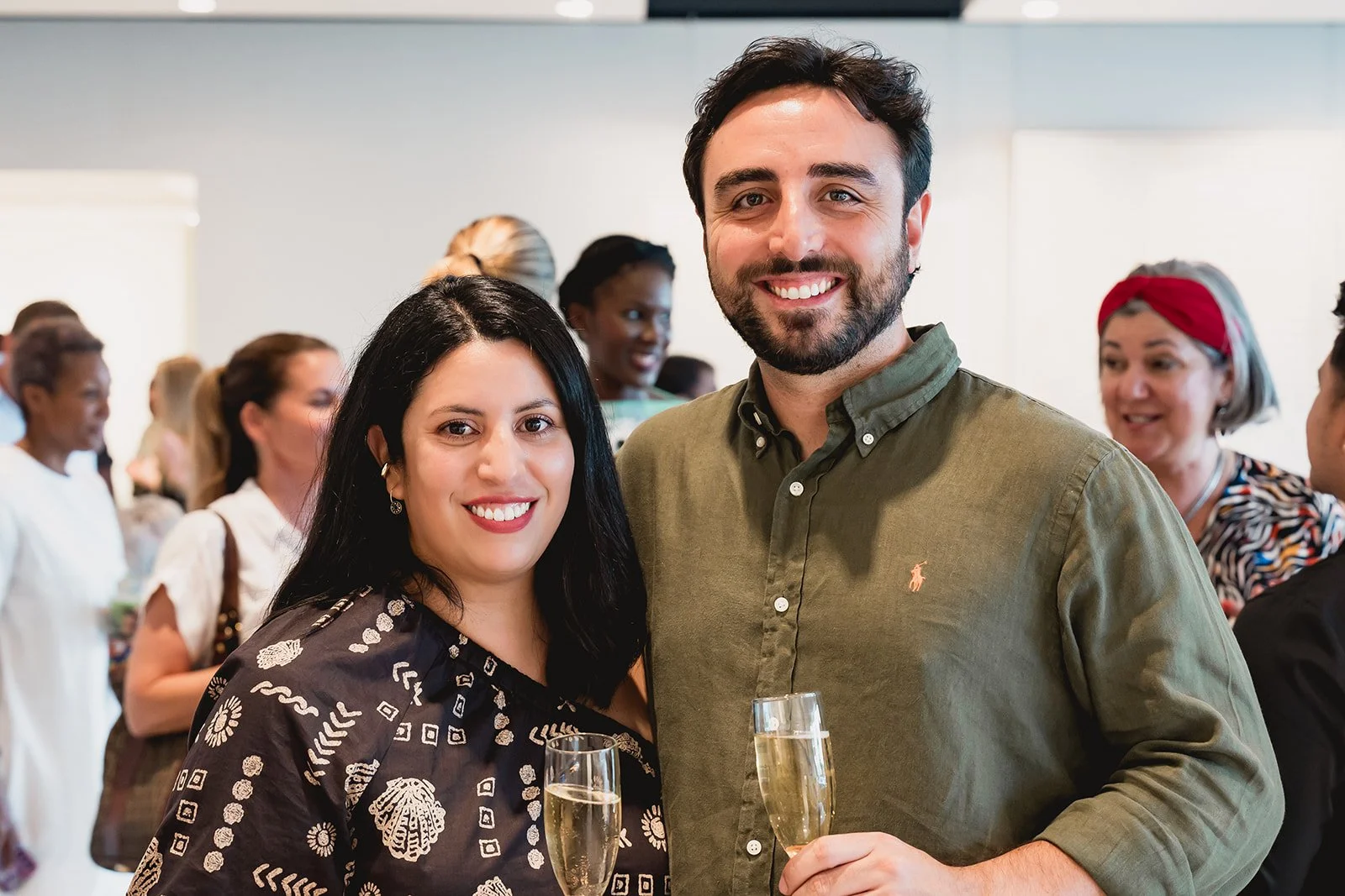IDG designer and guest during IDG's exhibition "Spatial Dialogue" during Cayman Art Week 2026.