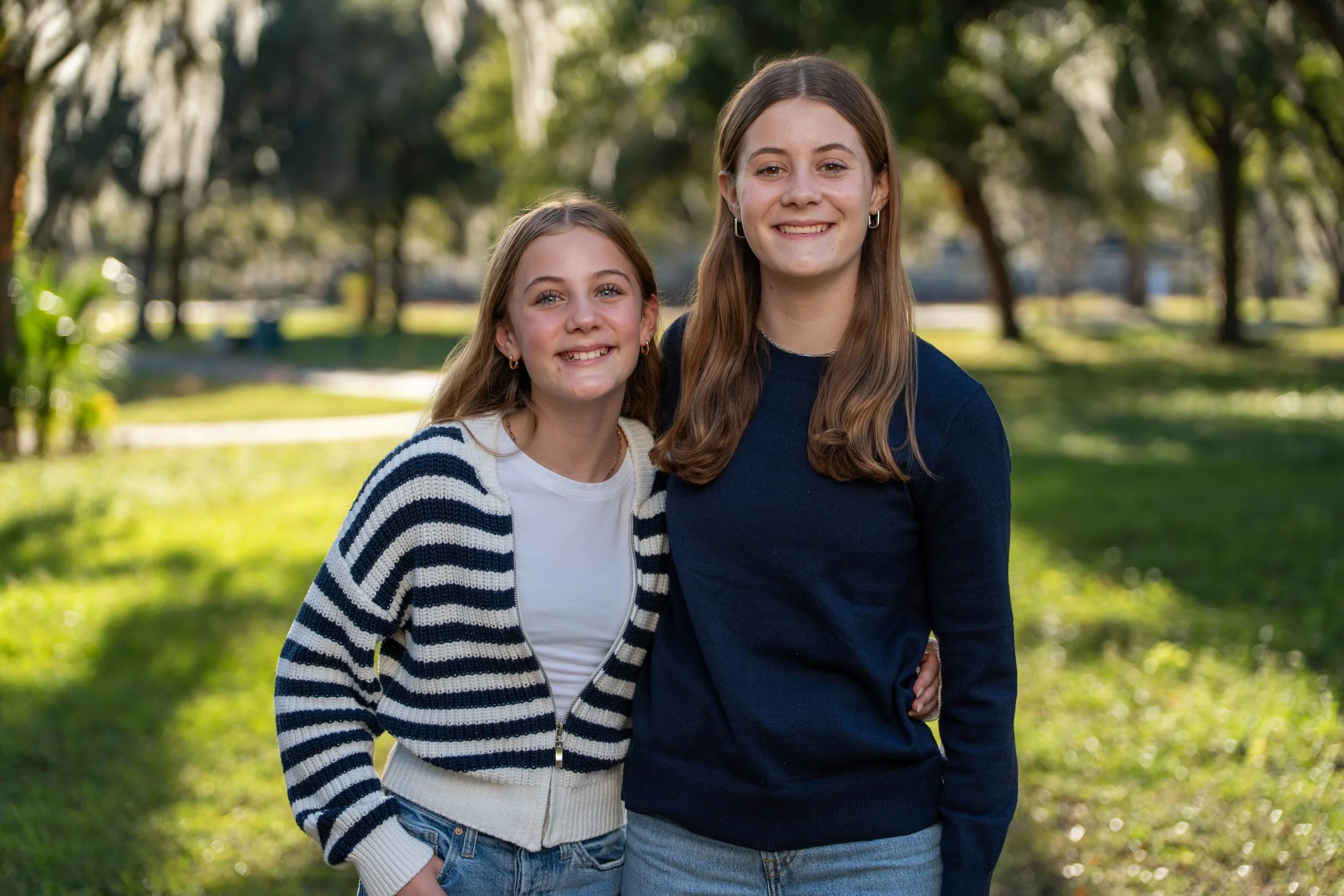 portrait of two sister