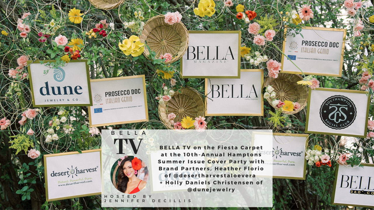 #BELLATV Hamptons Red Carpet with Brand Partners, Desert Harvest + Dune Jewelry