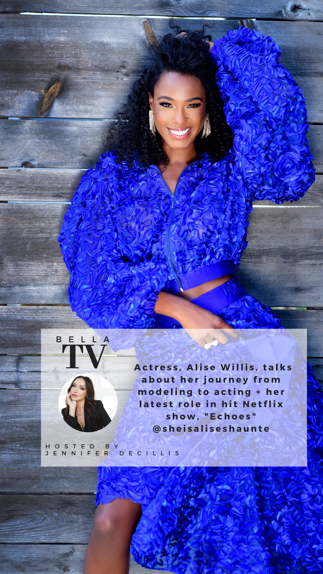 #BELLATV with actress, Alise Willis
