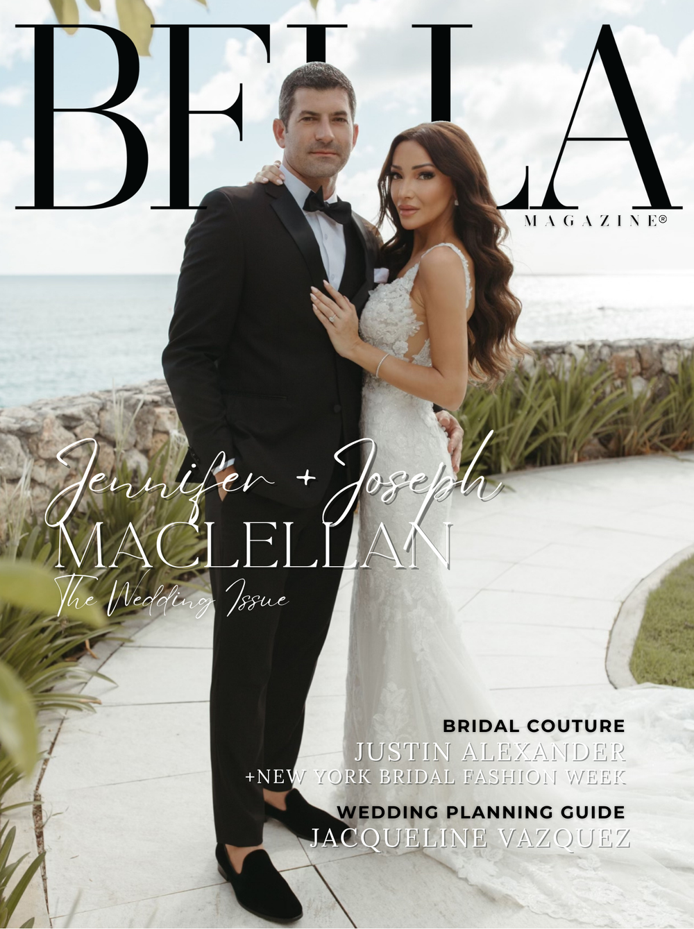 BELLA Magazine's 2023 Wedding Issue featuring Jennifer + Joseph MacLellan