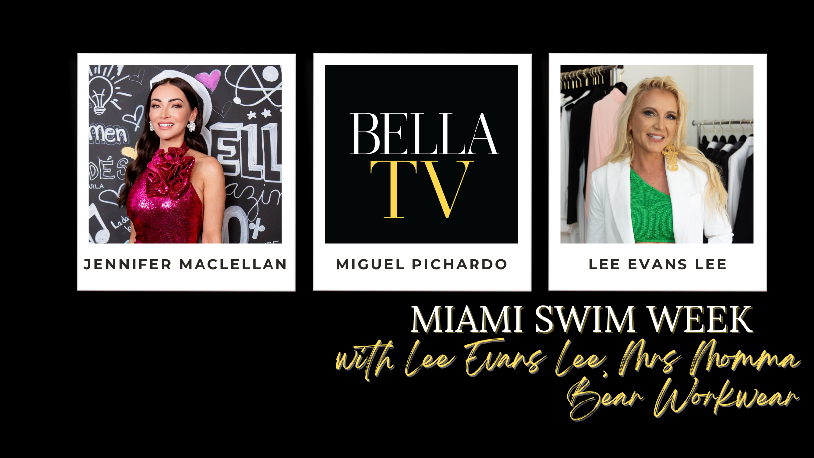 #BELLATV Swim Week with Lee Evans Lee, Mrs Momma Bear Workwear