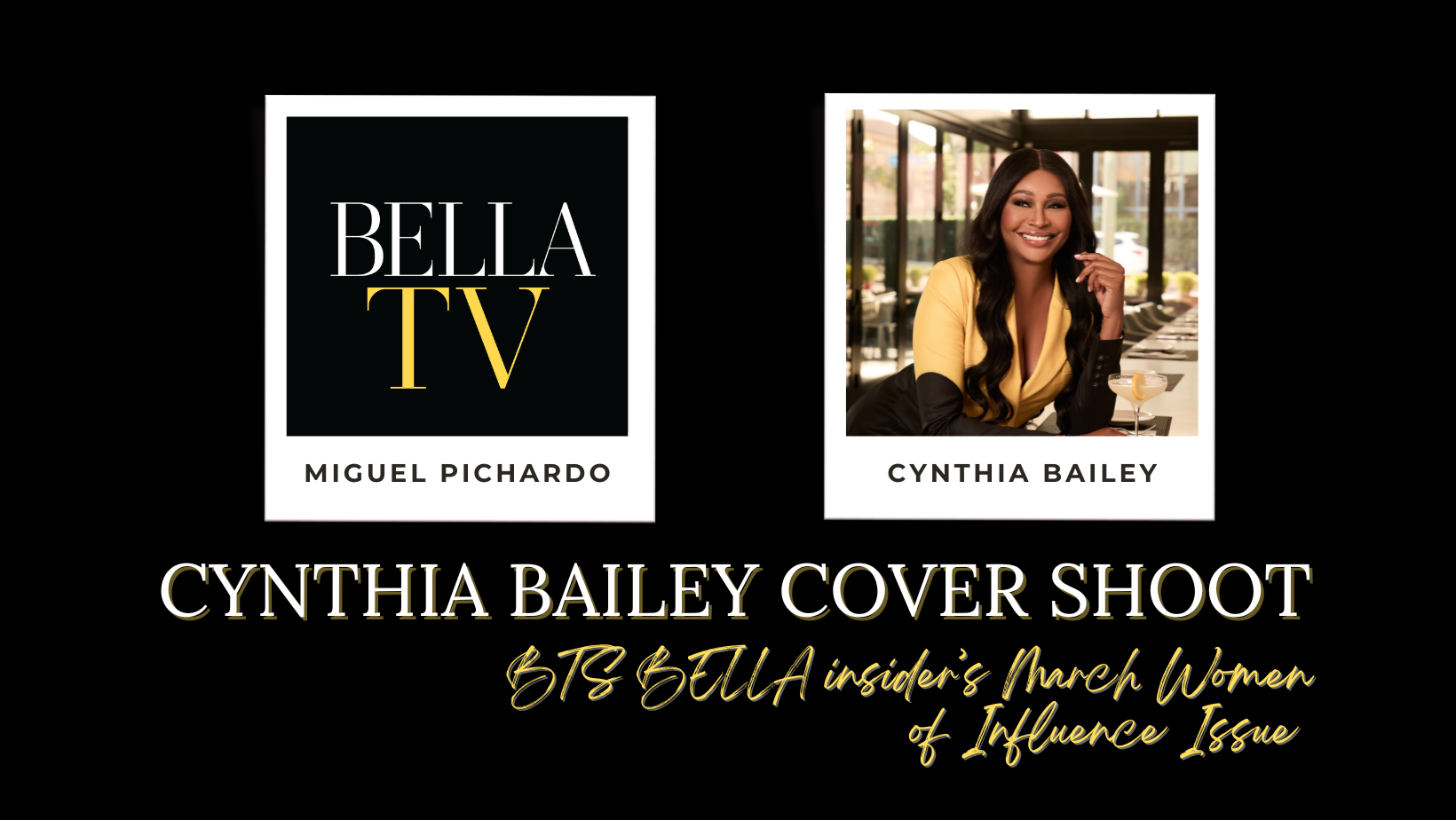#BELLATV BTS Cynthia Bailey Cover Shoot