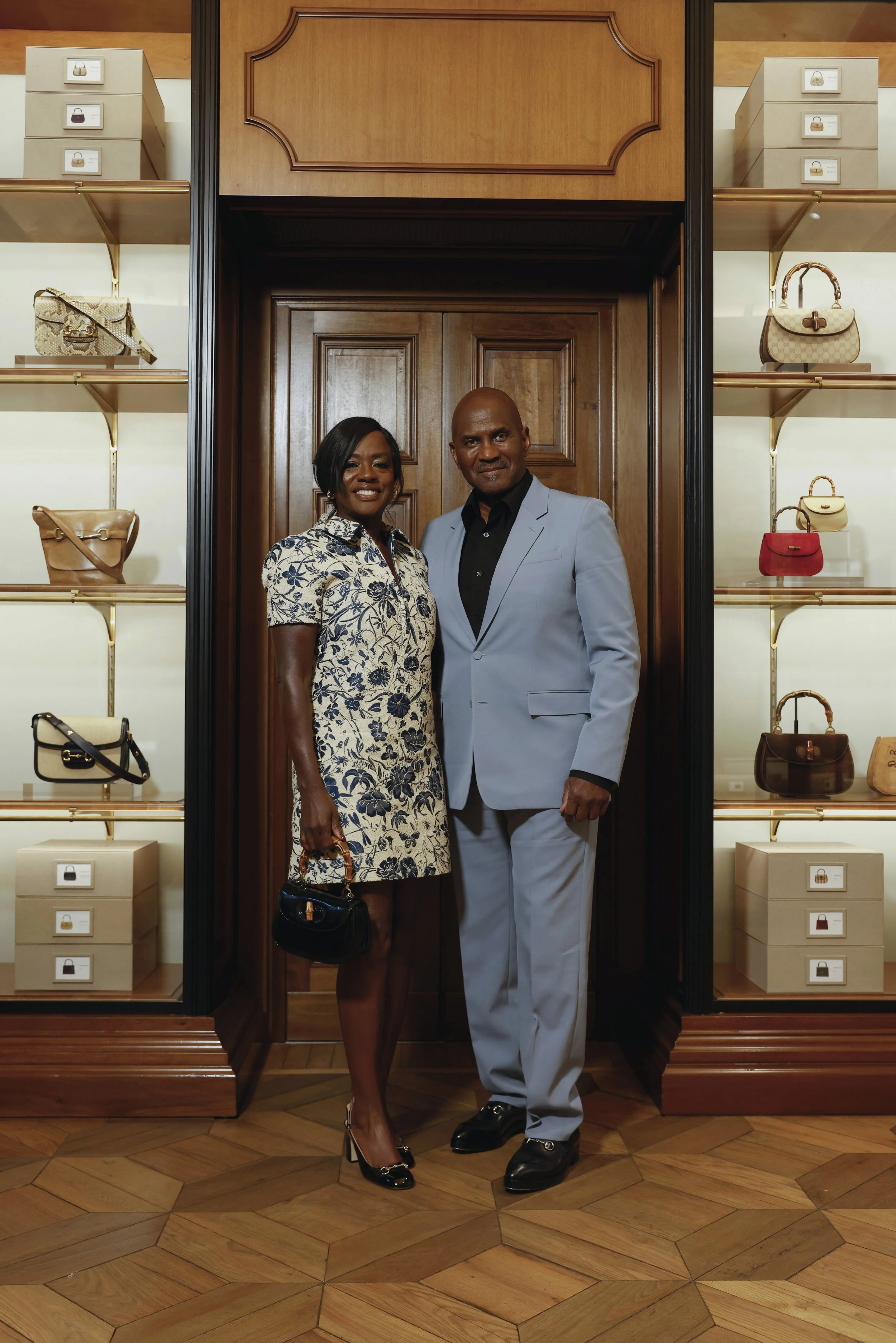 Gucci Cruise 2026_Arrivals_Viola Davis and husband.jpg