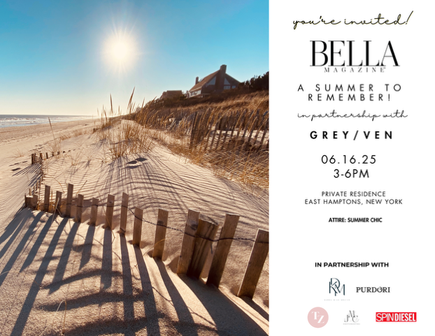 BELLA Magazine's August Issue Cover Party: A Hamptons + Grey/Ven Experience