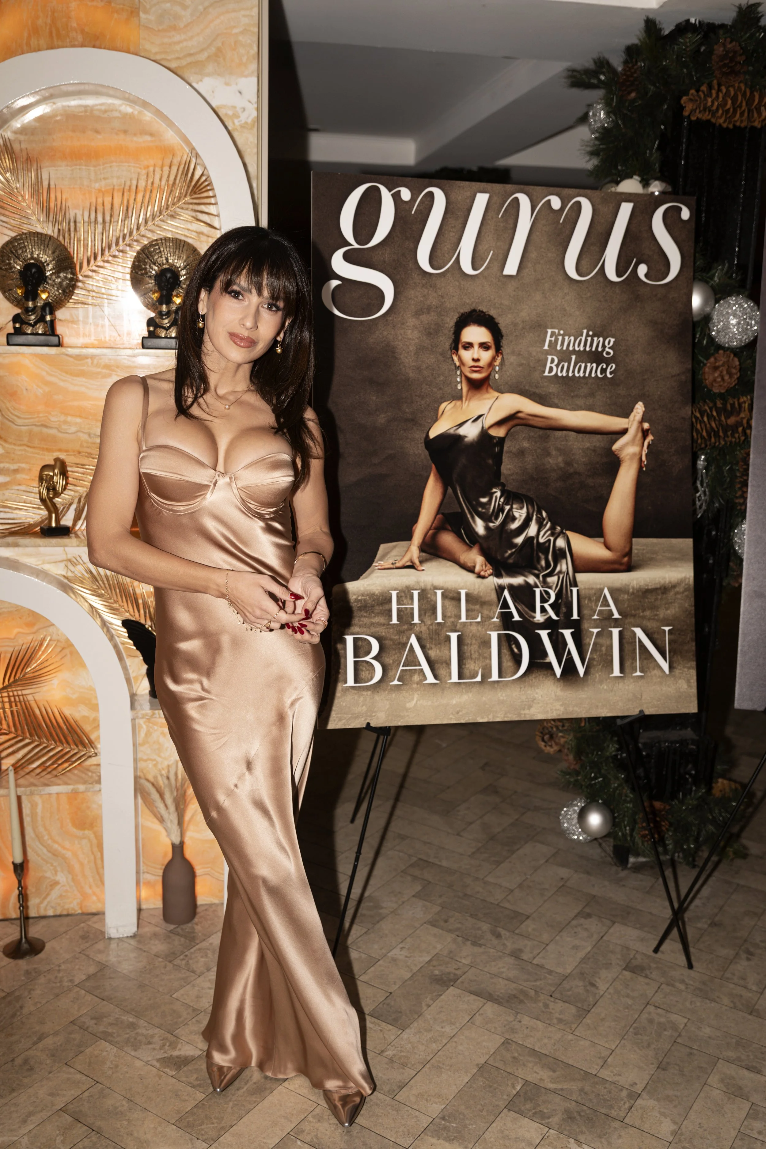 A Moment of Reset: Inside Hilaria Baldwin’s Gurus Magazine Cover Holiday Celebration