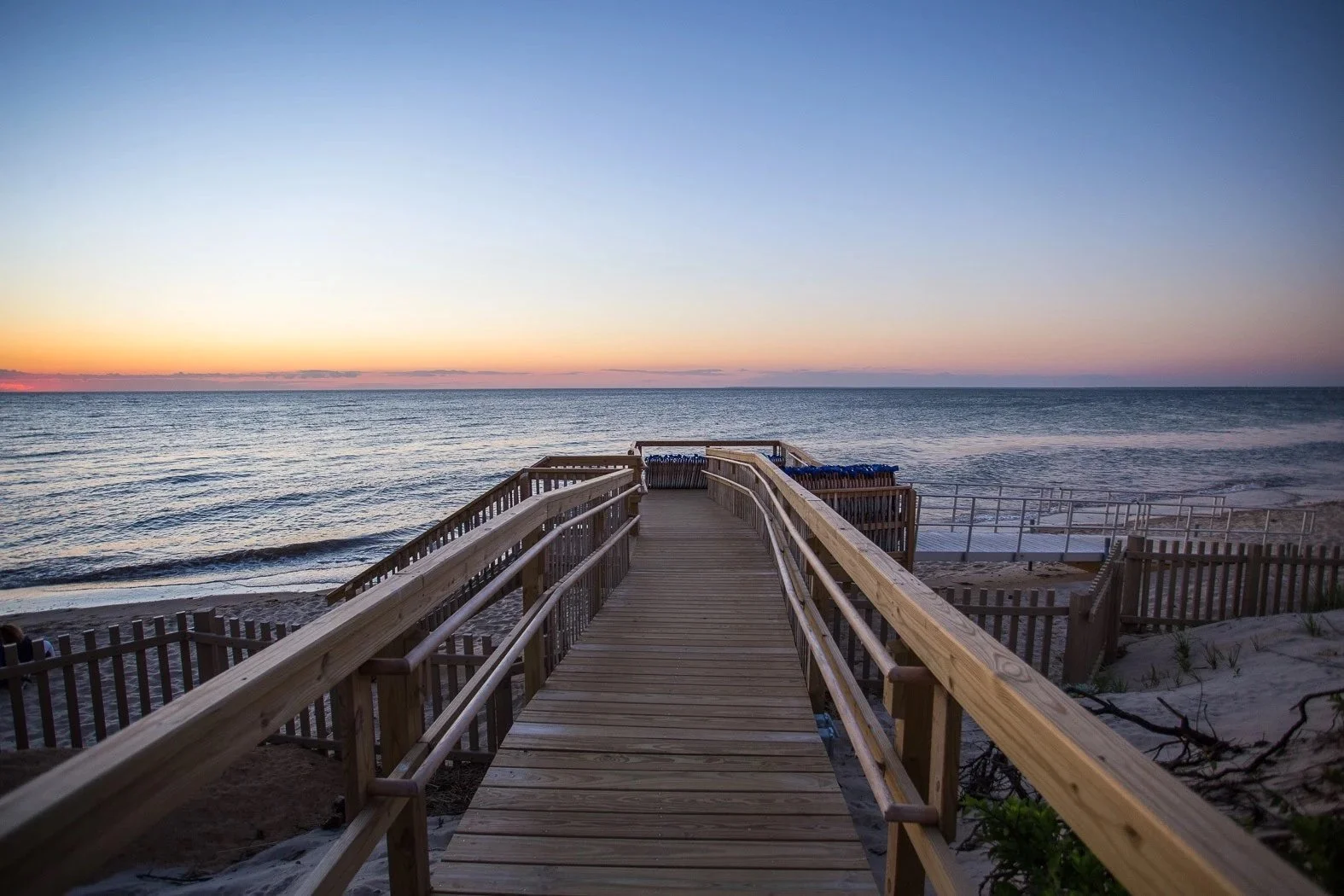ocean edge resort boardwalk to beach