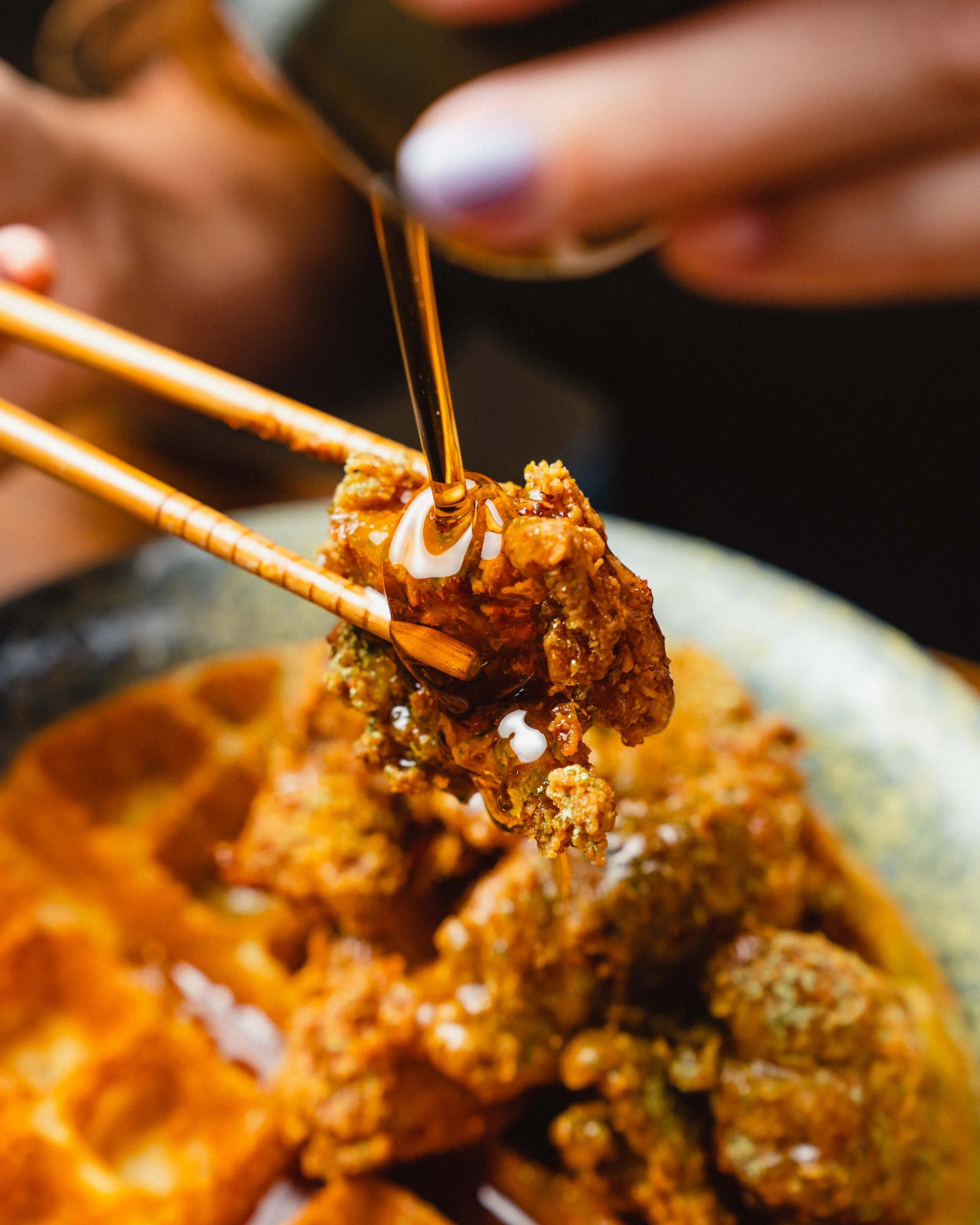 Karaage Chicken and Waffles 2 Photo Credit FoodShootsDan.jpg
