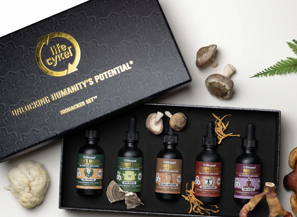 Put Your Money Where Your Mushrooms Are - Lifecykel’s Efficient + Holistic Health Tools