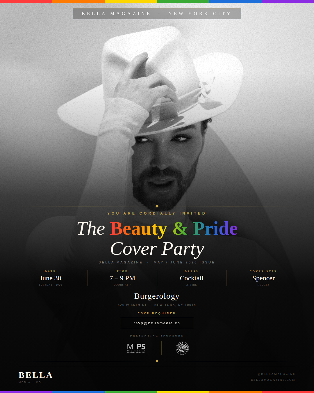 BELLA's 2026 Beauty + Pride Issue Cover Party