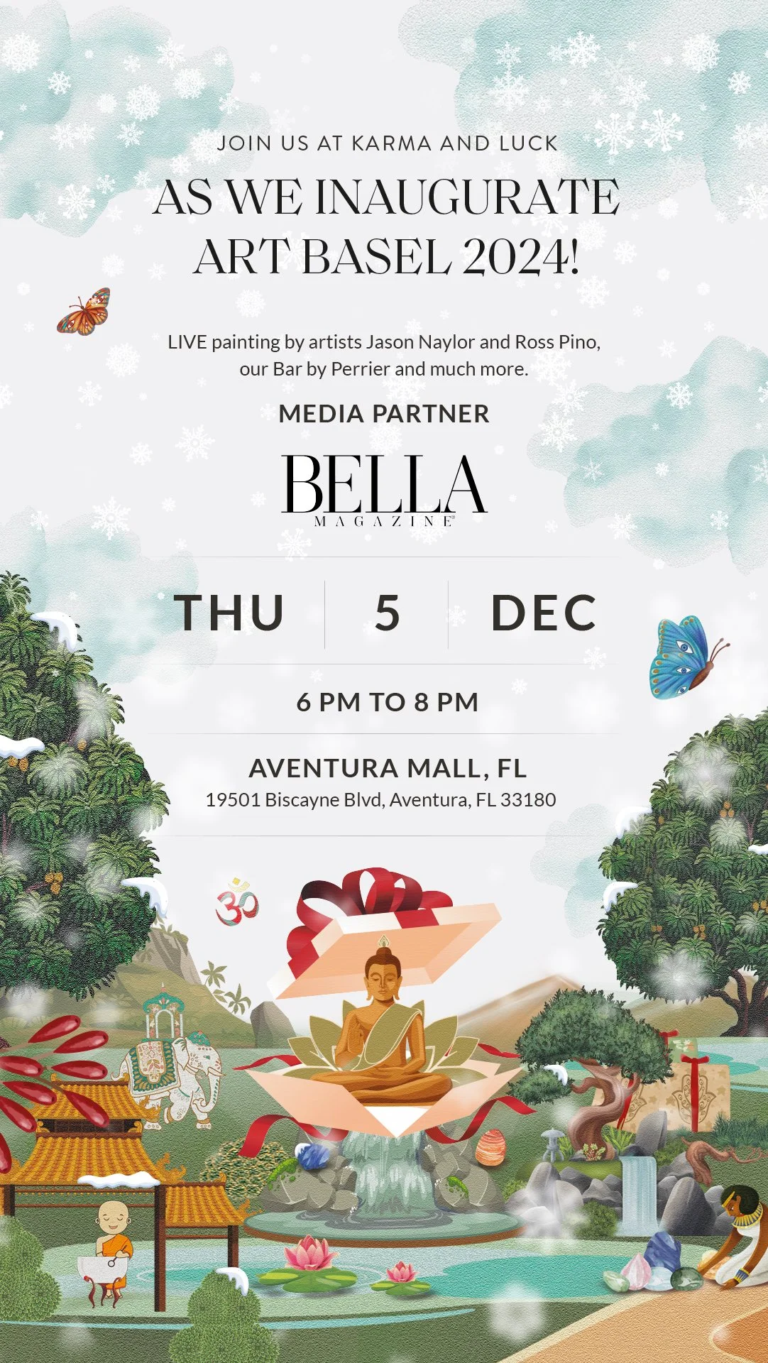 Celebrate Art + Elegance with Karma and Luck at Art Basel Miami