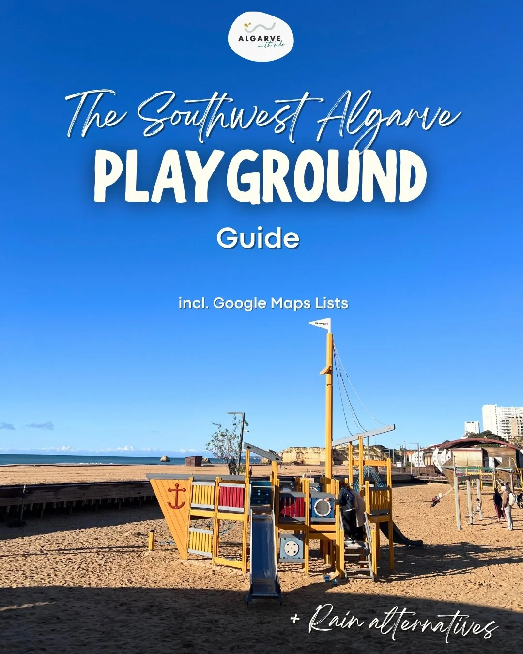 The Southwest Algarve PLAYGROUND guide for families is here! 🌊🐚☀️

- It&rsquo;s an interactive 39 page eBook with our 19 favourite playgrounds in the region
- + 2 Google Maps lists
- &mdash;>with all 55+ playgrounds in the Southwest Algarve (20 