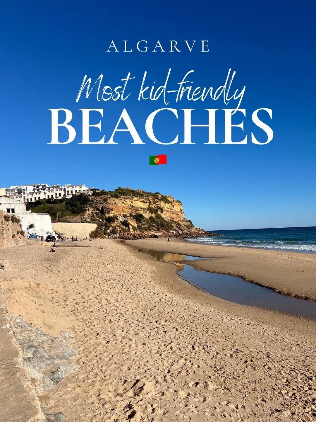 Kid-Friendly Beaches in the Algarve 🇵🇹🌊

Are you looking for beaches that work well with kids? These spots offer large sandy areas to play, shallow water, food nearby, and (despite high season) easy parking 👨&zwj;👩&zwj;👧&zwj;👦

☀️ Praia da Mar