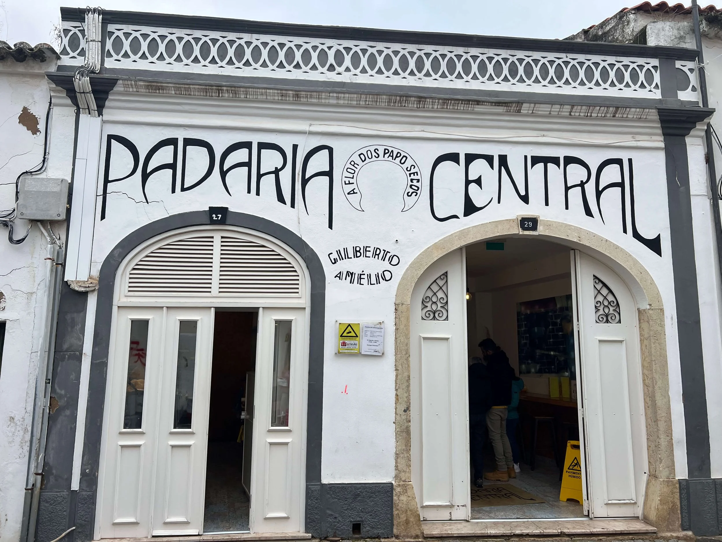Padaria Central in Lagos old town a traditional bakery famous for its papo secos and pastries