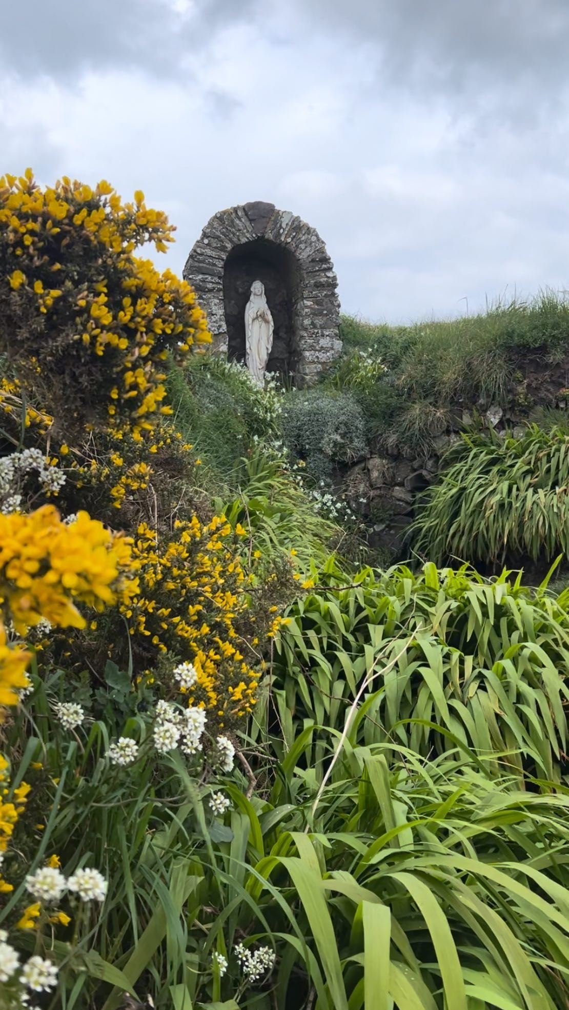 Celtic Hag Pilgrimage - Day 7
Wales, what do we have here?
Up and out of Swansea and onto St David’s to visit St David’s Cathedral and what remains of his mother’s little chapel. The skies cleared just enough to have our boxed lun