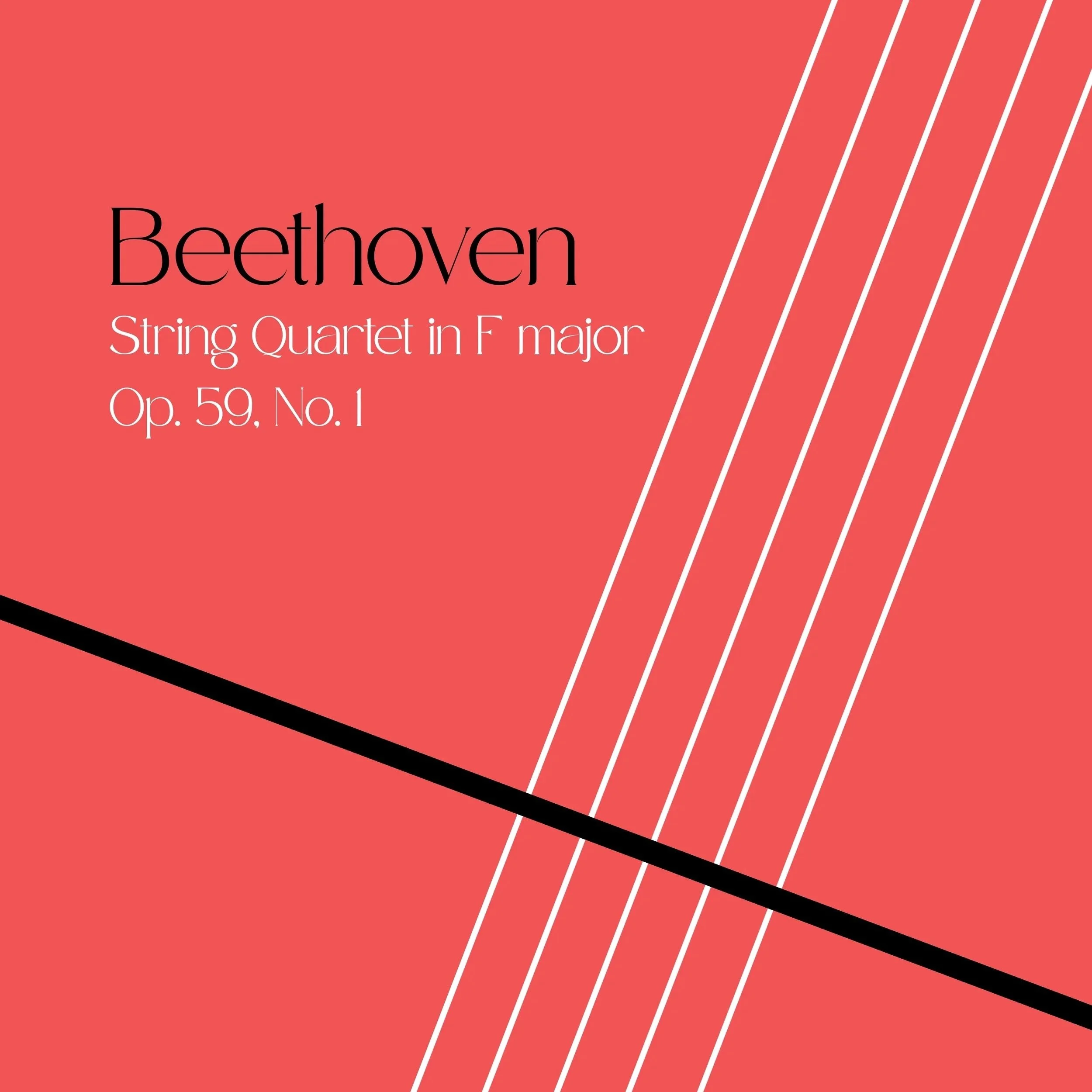 Beethoven Op 59 No 1 chamber music concert in Parisian salon.