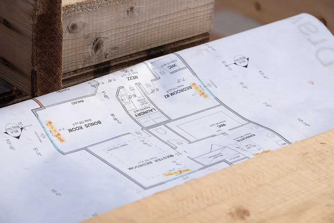 Image of construction plans