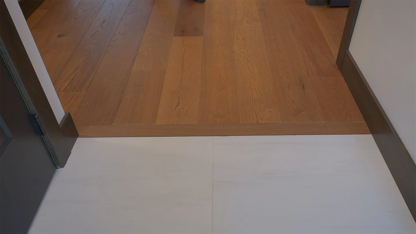 Image of baseboard and floor transition