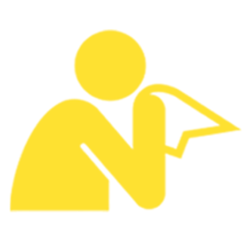 Silhouette of a person reading a book