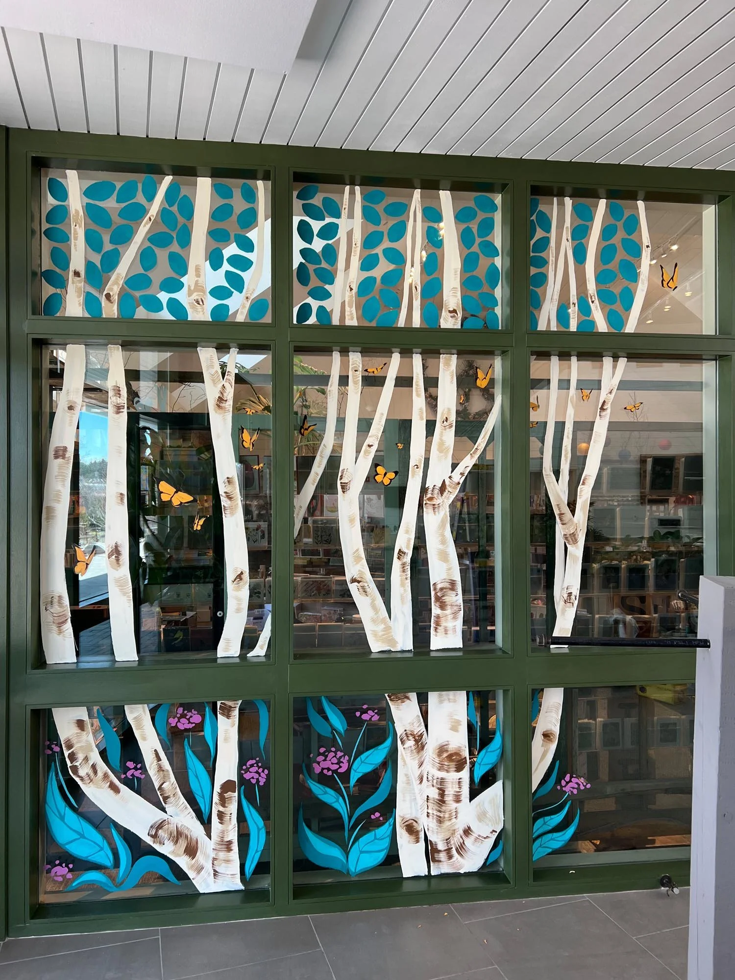 Monarchs in Birches