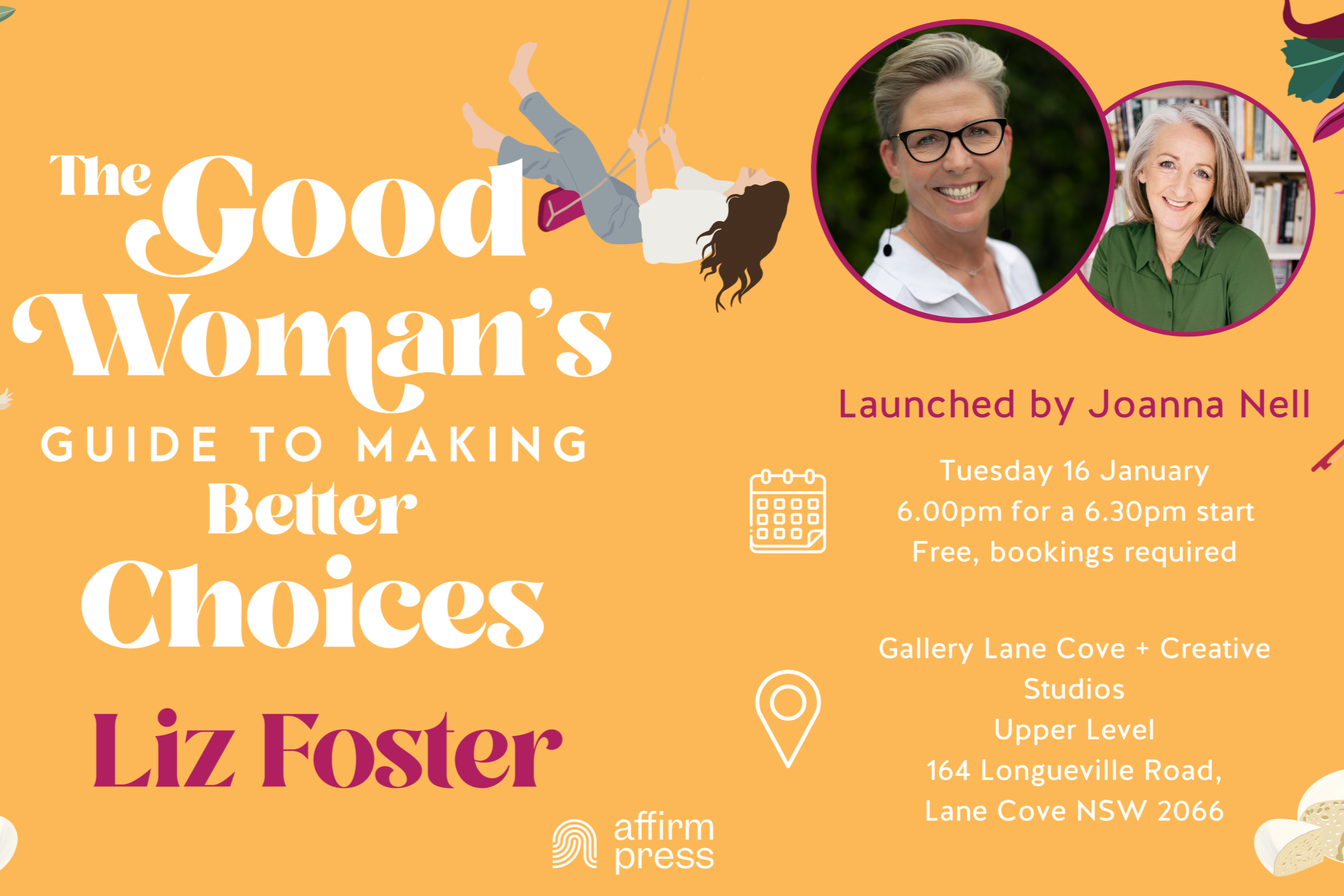 Book Launch, Gallery Lane Cove