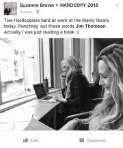 Debut author Maxine Fawcett creates her own Hardcopy