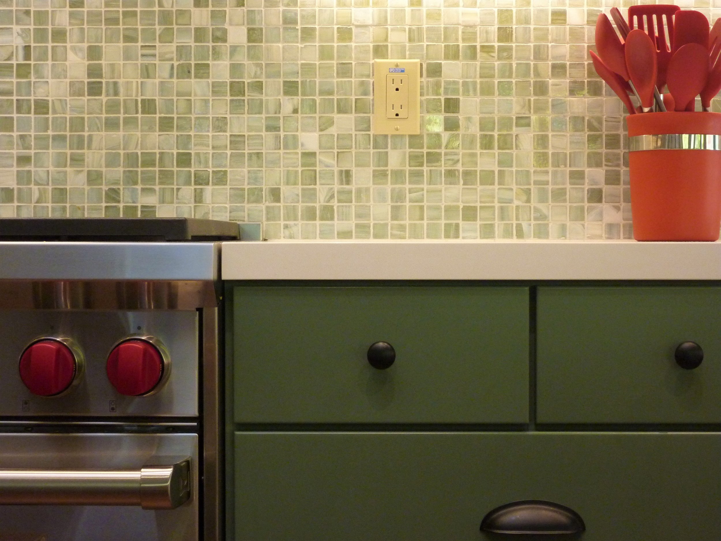 Green Dream Kitchen: Custom Paint and Design | E.L. Designs | Interior ...